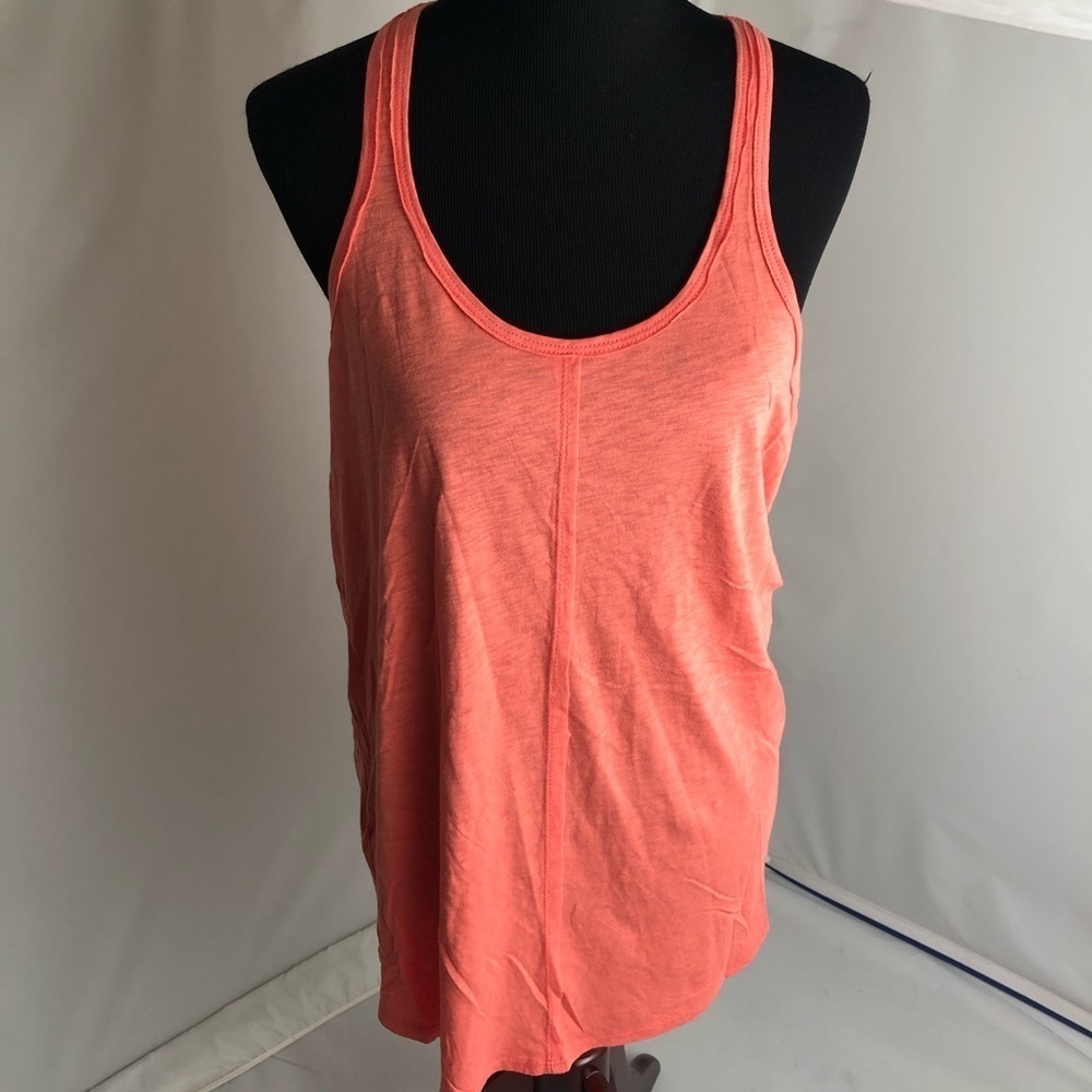 Chaser peach racerback tank top M